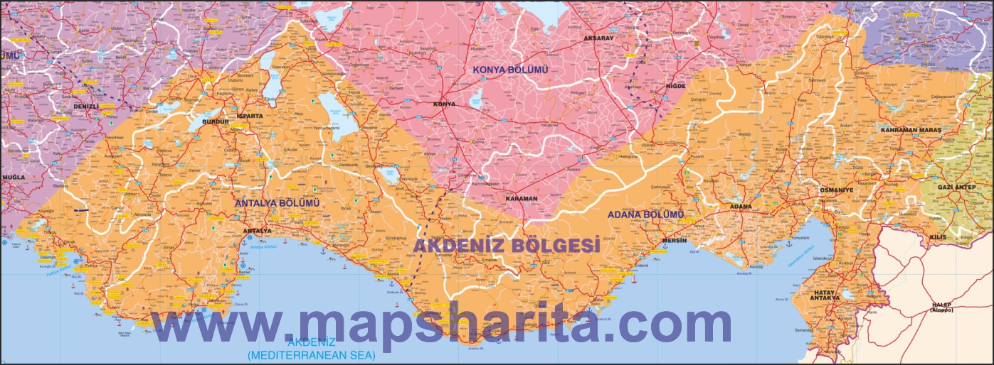 ADANA BÖLÜMÜ HARİTASI ADANA BÖLÜMÜ HARİTASI