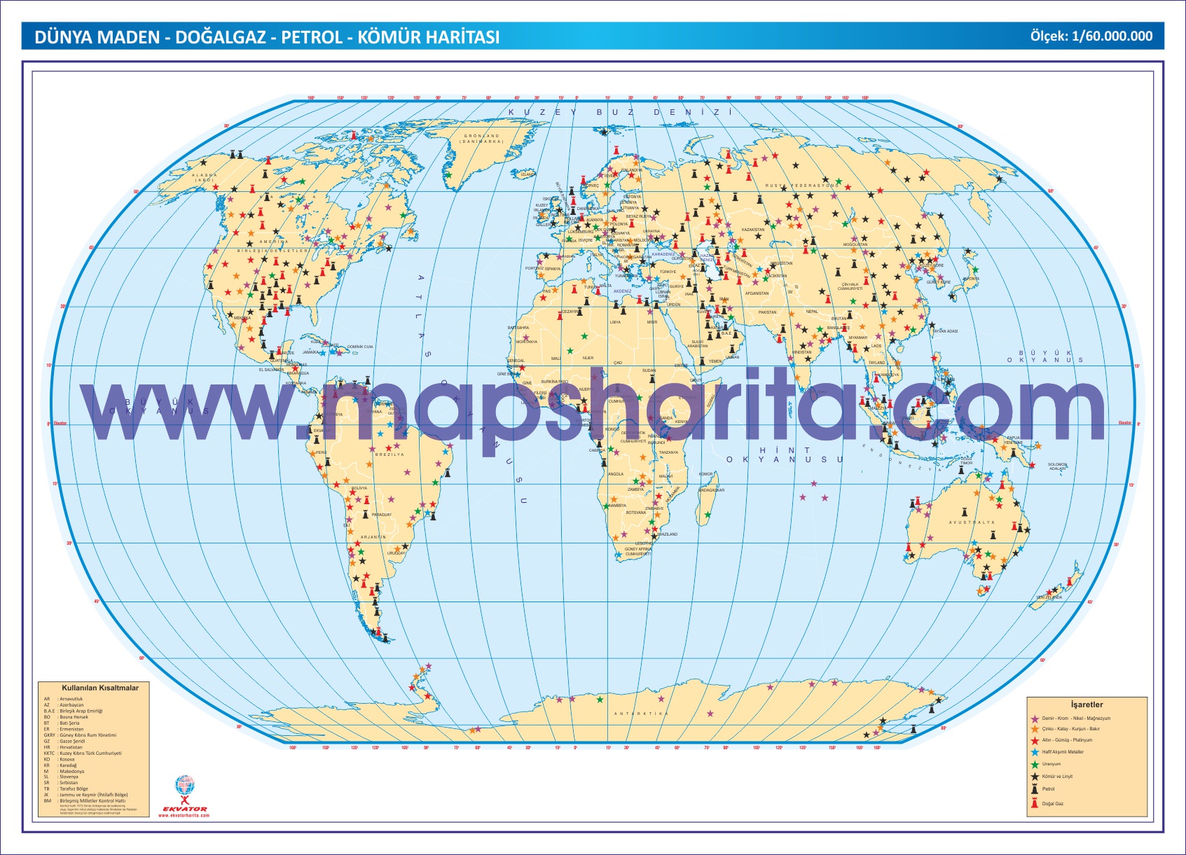 DÜNYA PETROL HARİTASI 