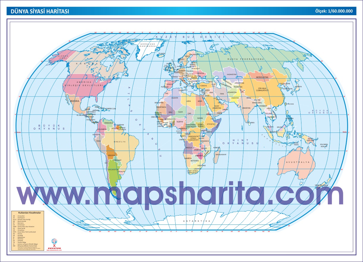 DÜNYA SİYASİ HARİTASI