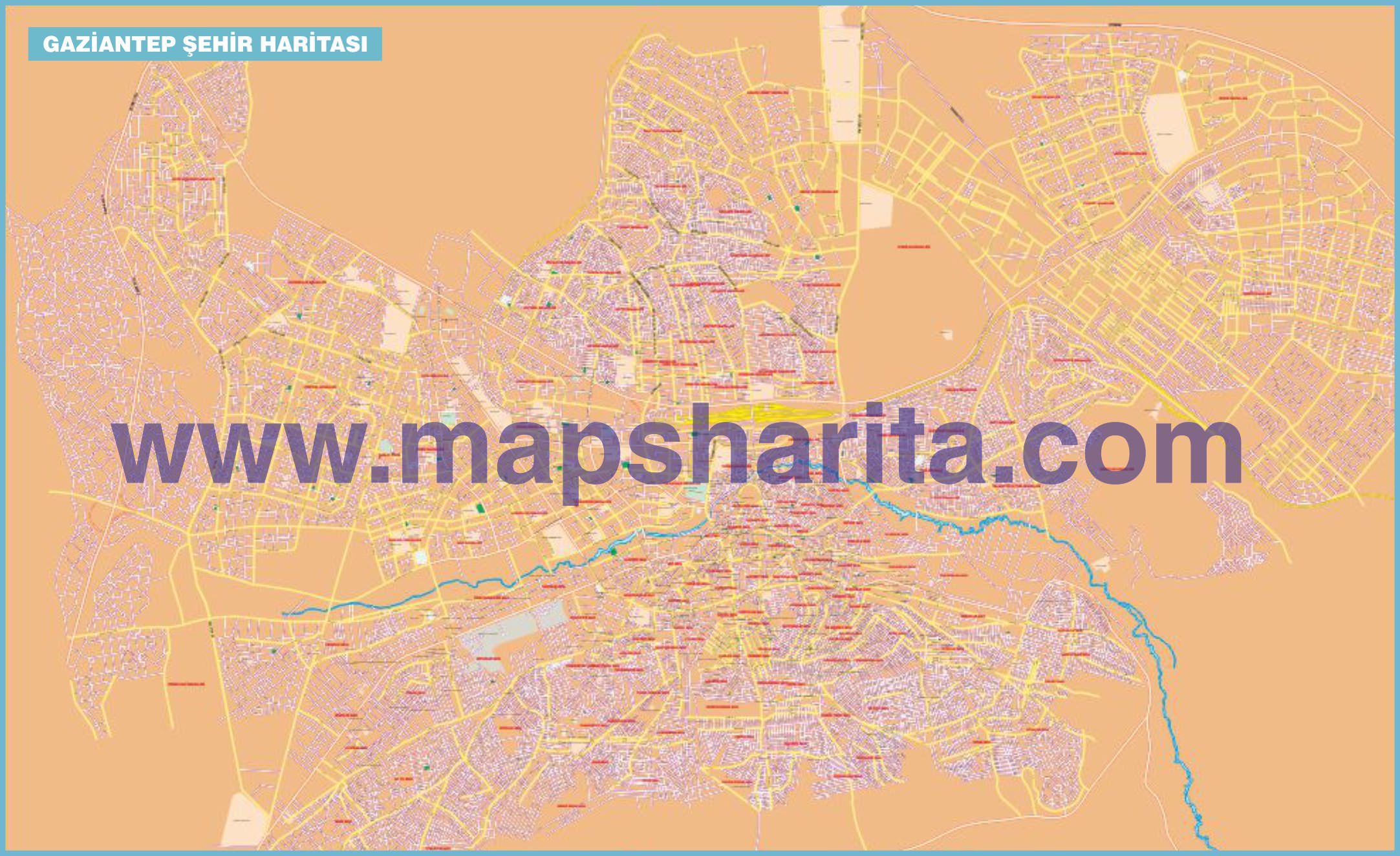 GAZİANTEP HARİTASI VEKTÖREL GAZİANTEP HARİTASI VEKTÖREL