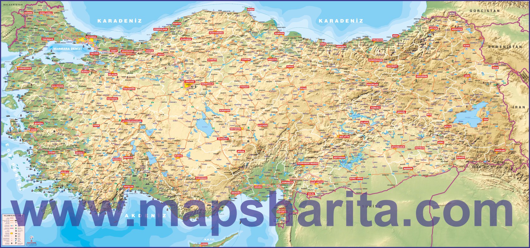 KABARTMA SİYASİ TÜRKİYE HARİTASI KABARTMA SİYASİ TÜRKİYE HARİTASI