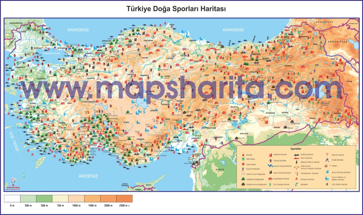 TÜRKİYE DOĞA SPORLARI HARİTASI